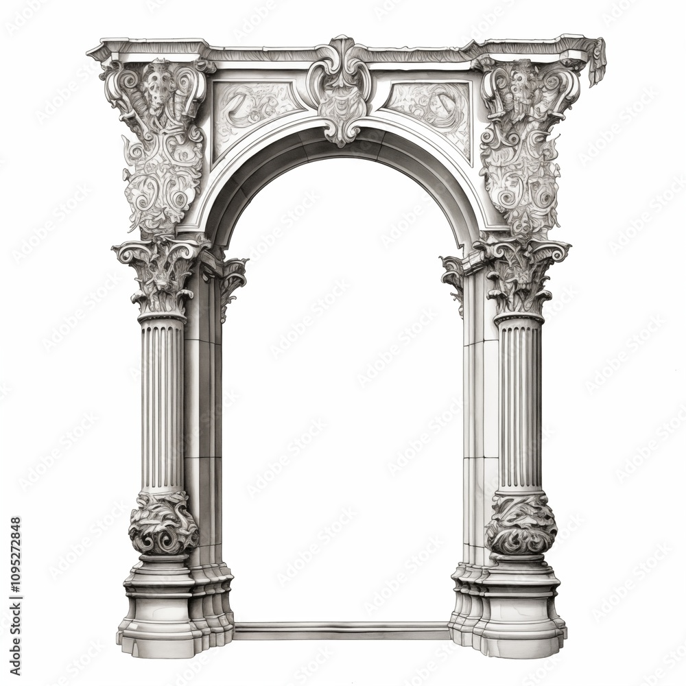 Naklejka premium Renaissance Arch