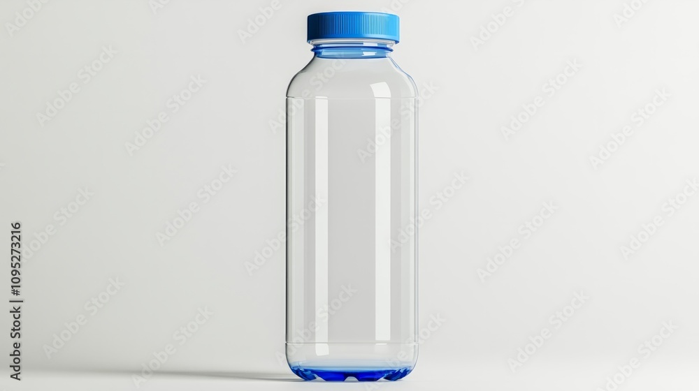 empty plastic bottle on white empty plastic bottle on white