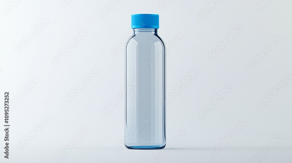 empty plastic bottle on white empty plastic bottle on white
