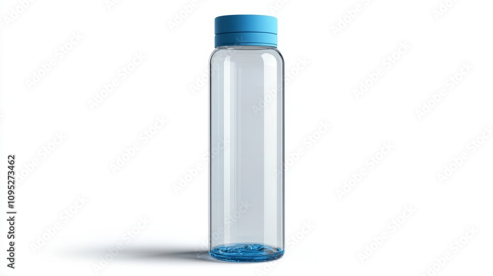 empty plastic bottle on white empty plastic bottle on white