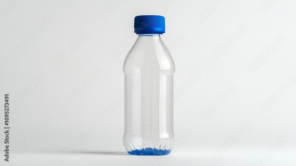 empty plastic bottle on white empty plastic bottle on white