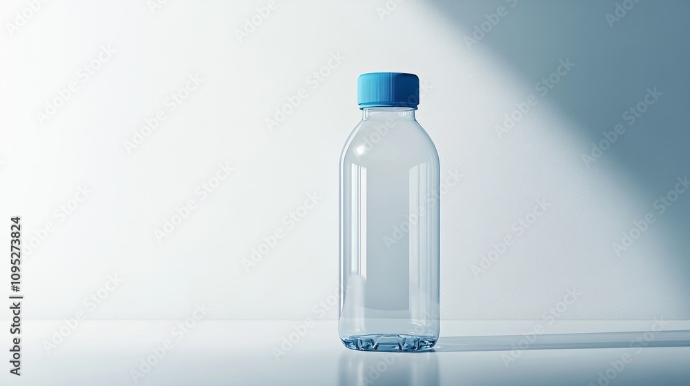 empty plastic bottle on white empty plastic bottle on white