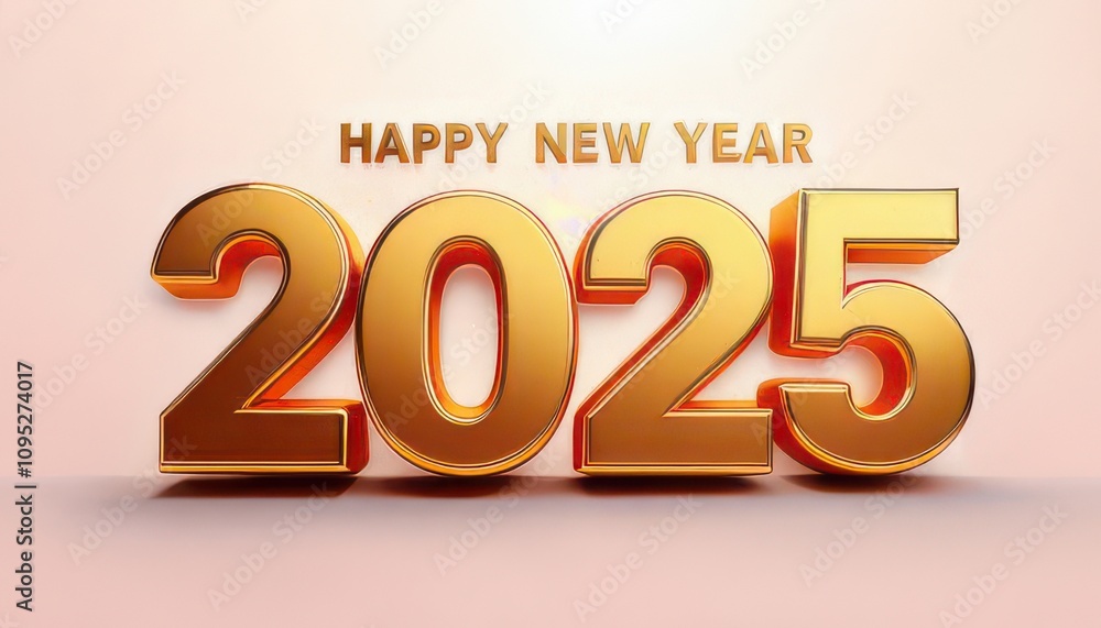 3D events for the luxury New Year. Celebrate the New Year 2025 with Shiny Golden Text 3D events for the luxury New Year. Celebrate the New Year 2025 with Shiny Golden Text