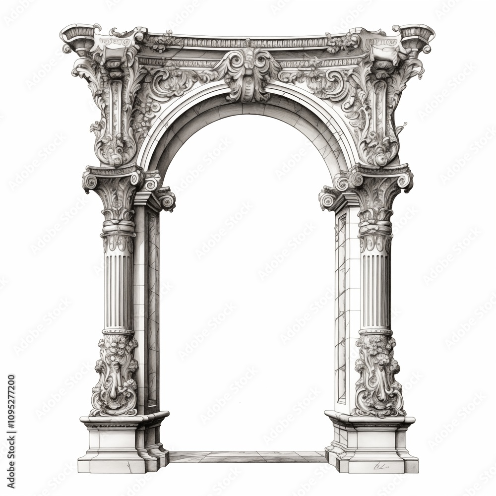 Naklejka premium Renaissance Arch