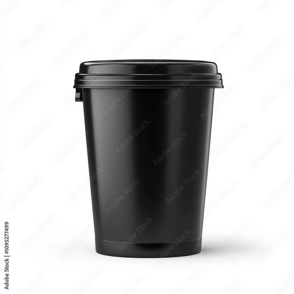 new vibrant rubbish bin isolated on white new vibrant rubbish bin isolated on white