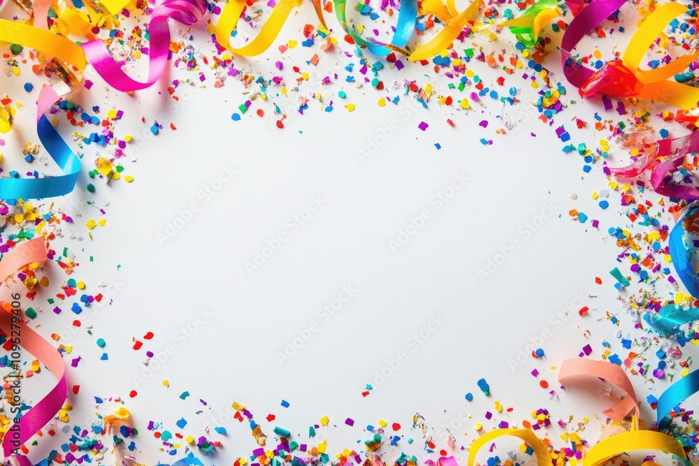 Colorful Streamers Rainbo Party Background Colorful Streamers Rainbo Party Background