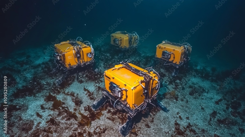 Tiny Explorers: Hydrogen-Powered Micro-Rovers Mapping the Ocean Floor.Concept of Sustainable ocean exploration, autonomous underwater vehicles (AUVs), environmental monitoring, seafloor mapping Tiny Explorers: Hydrogen-Powered Micro-Rovers Mapping the Ocean Floor.Concept of Sustainable ocean exploration, autonomous underwater vehicles (AUVs), environmental monitoring, seafloor mapping