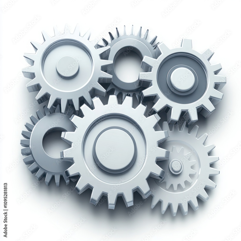 Metallic Gears Arrangement Showcasing Precision Engineering and Industrial Design in a Modern Abstract Style for Mechanical and Technical Backgrounds Metallic Gears Arrangement Showcasing Precision Engineering and Industrial Design in a Modern Abstract Style for Mechanical and Technical Backgrounds