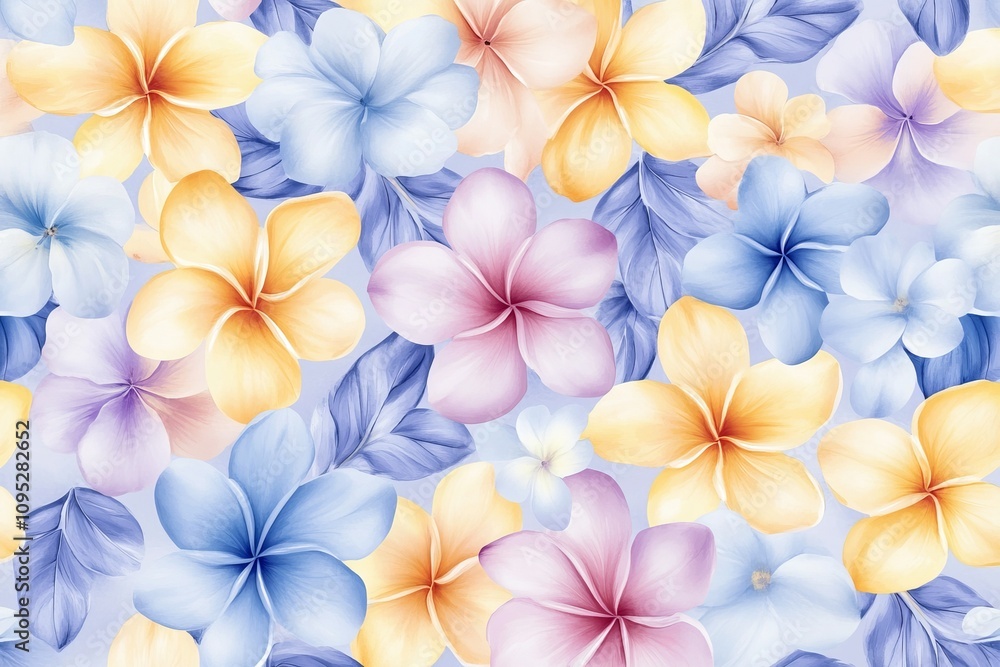 Serene Floral Harmony Pattern Serene Floral Harmony Pattern