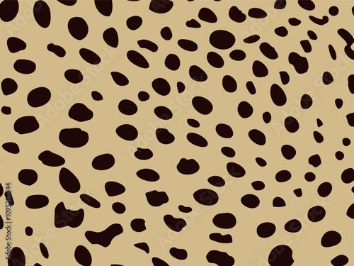 Abstraction cheetah vector seamless pattern print for textiles. Fashion pattern