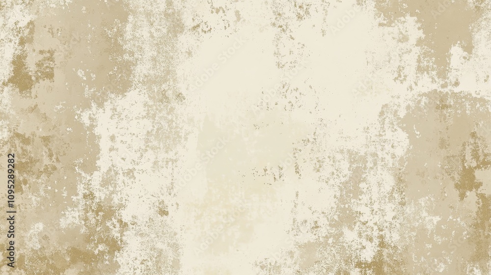 Obraz premium Bird's-Eye View Beige and Gold Distressed Texture, Digital Composition, Abstract Grunge Background, Texture Overlay, Wall Art Grunge, Background, Texture