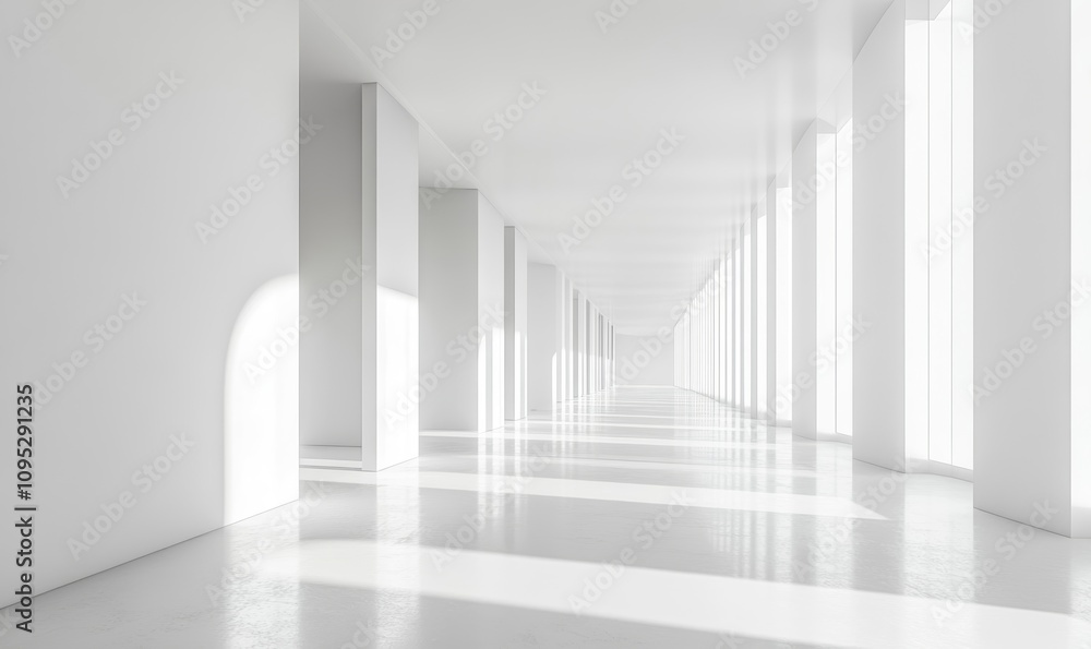3D Light White Background, Generative AI 3D Light White Background, Generative AI
