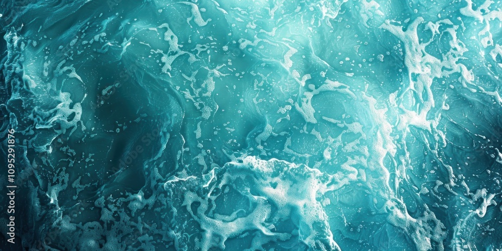 Fototapeta premium Ocean Waves and Foam