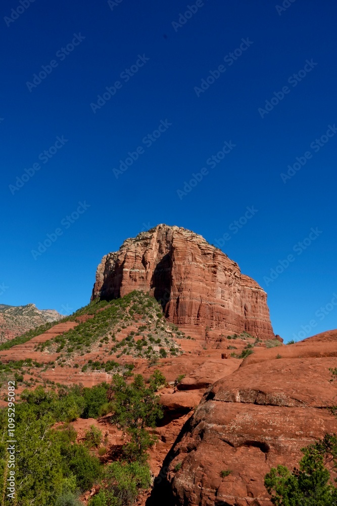 Fototapeta premium Sedona, Arizona, Landscape, USA, Rocks, Mountains