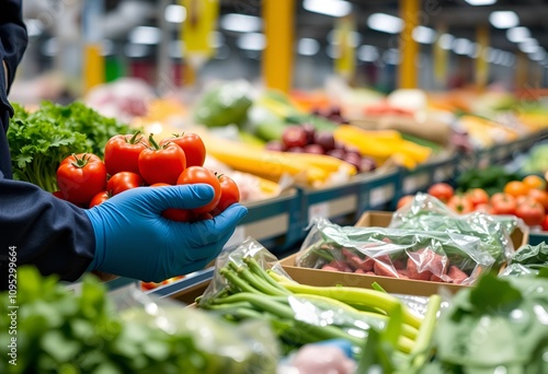 The Future of Food, Analyzing Fresh Vegetables with Stock Technology photo