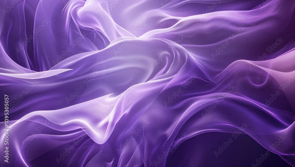Fototapeta premium Abstract Purple Silk Fabric