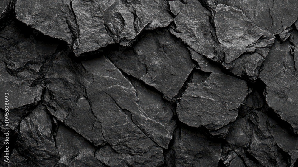 An intricate close-up of layered black slate stone, highlighting its unique texture and rich color tones. An intricate close-up of layered black slate stone, highlighting its unique texture and rich color tones.