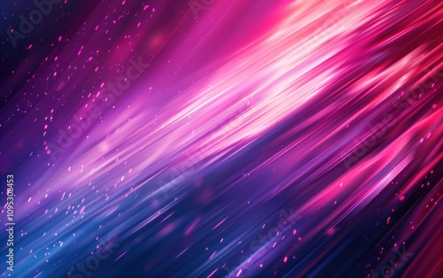 Abstract Purple and Pink Light Streaks Background