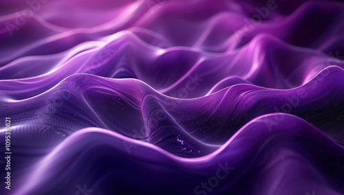 Abstract Purple Waves