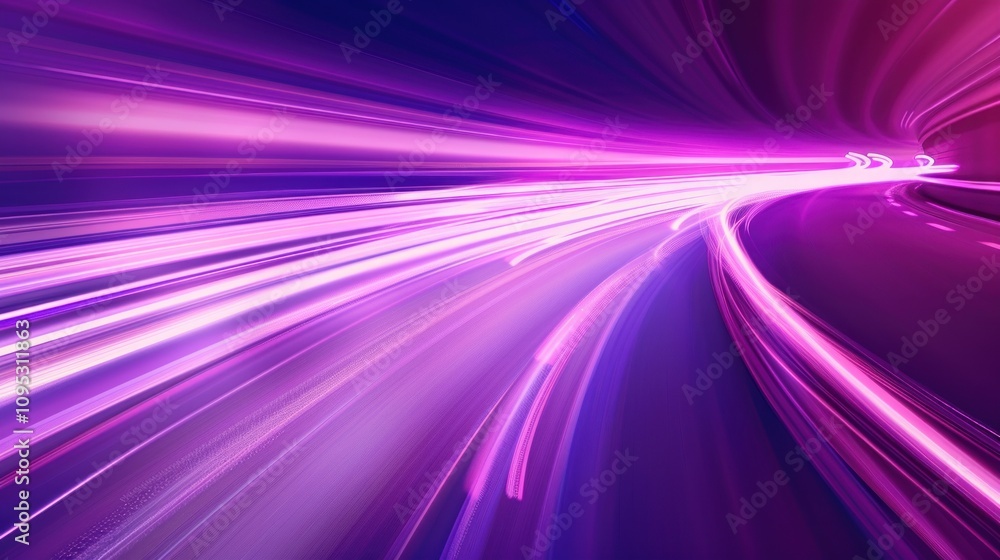 Abstract Light Trails in Motion Abstract Light Trails in Motion