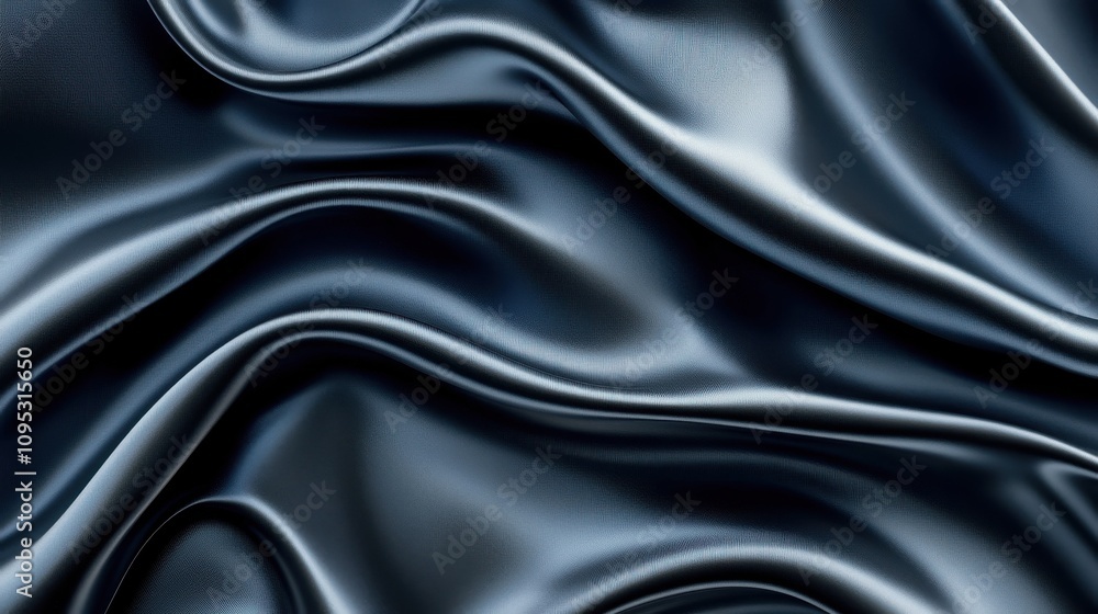 Smooth, dark fabric draping elegantly with soft folds and vibrant sheen, creating a luxurious atmosphere. Smooth, dark fabric draping elegantly with soft folds and vibrant sheen, creating a luxurious atmosphere.