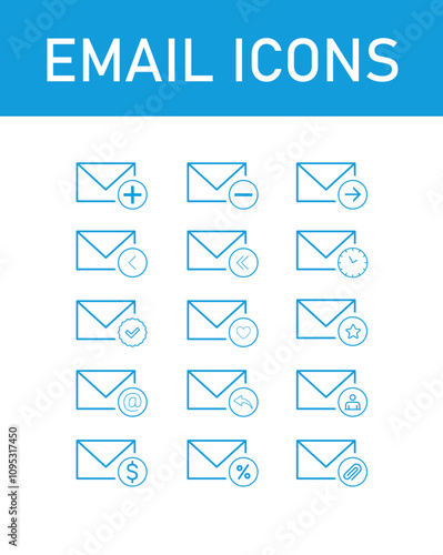 email icons