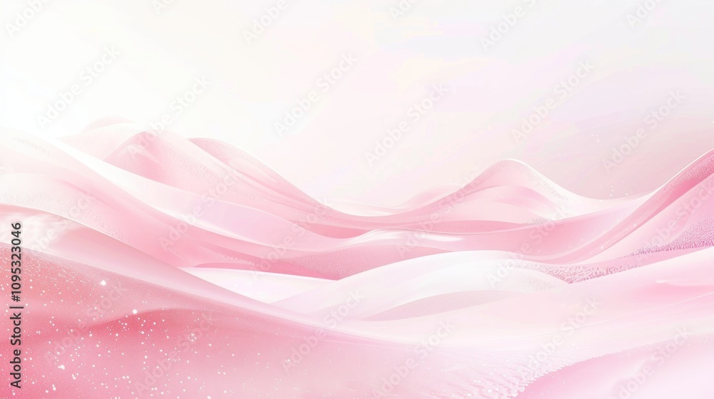 Obraz premium Abstract Pink Landscape