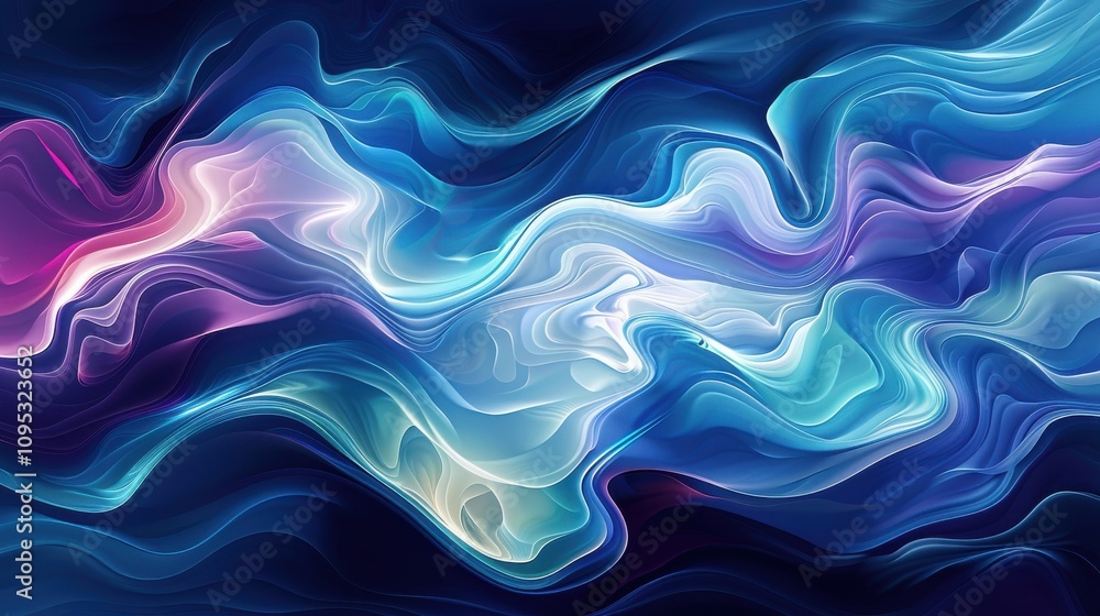Abstract design of swirling blue and turquoise hues in vector format, representing dynamic water currents Abstract design of swirling blue and turquoise hues in vector format, representing dynamic water currents