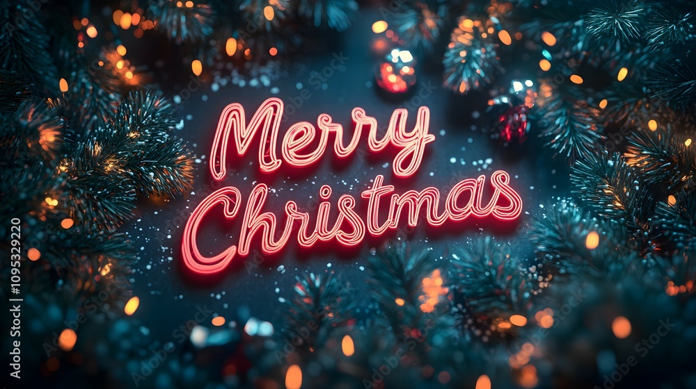 text Merry Christmas on dark background text Merry Christmas on dark background