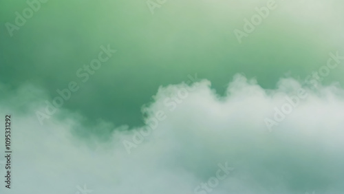 green paper background