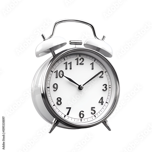 alarm clock isolated on white