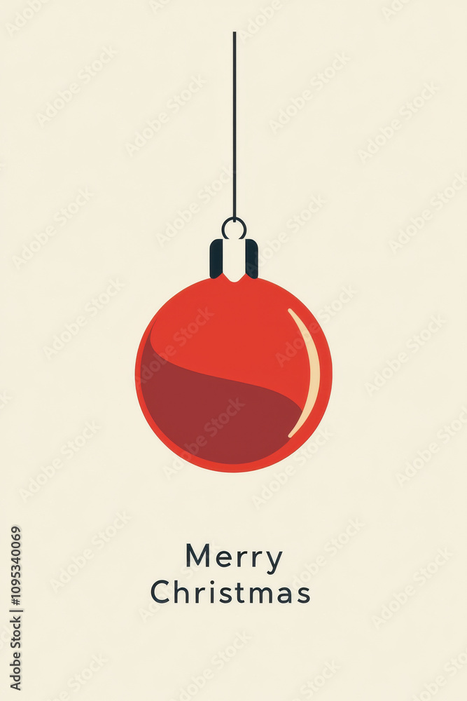 Modern Abstract Christmas Tree Card Design with Merry Christmas Text. Modern Abstract Christmas Tree Card Design with Merry Christmas Text.