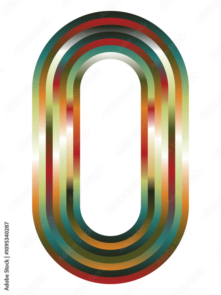Retro striped circle in 60s, 70s style. Abstract round vintage design element. Sunset or rainbow graphic. Poster, banner, wallpaper. Simple circle with five rings. Red, blue. Vector illustration. Retro striped circle in 60s, 70s style. Abstract round vintage design element. Sunset or rainbow graphic. Poster, banner, wallpaper. Simple circle with five rings. Red, blue. Vector illustration.
