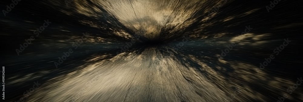 Obraz premium 幻想的な光景の中を駆け抜ける瞬間の印象