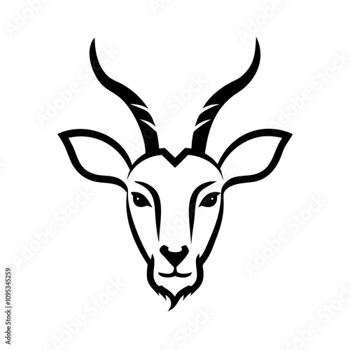  wild life animal  head vector Illustration