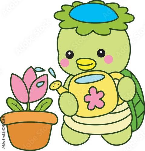 Kawaii japanese mythology Kappa sticker cute.
Cute kappa mascot ghost japanese.
 