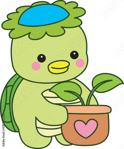 Kawaii japanese mythology Kappa sticker cute.
Cute kappa mascot ghost japanese.
 
