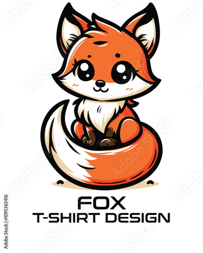 Fox Vector T Shirt Design