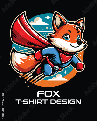 Fox Vector T Shirt Design