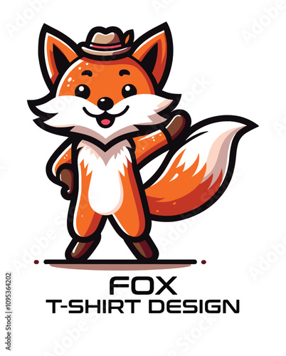 Fox Vector T Shirt Design