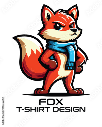 Fox Vector T Shirt Design