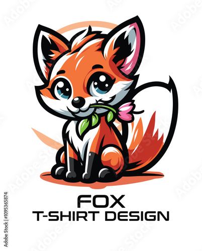 Fox Vector T Shirt Design