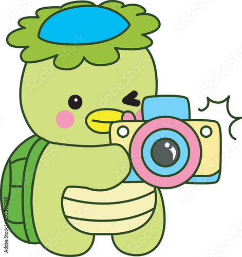 Kawaii japanese mythology Kappa sticker cute.
Cute kappa mascot ghost japanese.
 