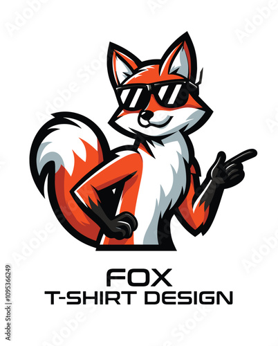 Fox Vector T Shirt Design