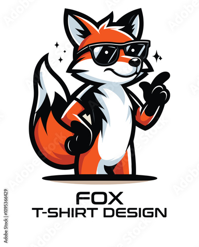 Fox Vector T Shirt Design