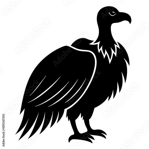 Cockatoo silhouette vector illustration