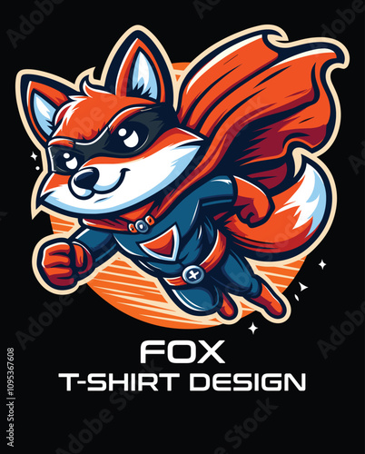 Fox Vector T Shirt Design