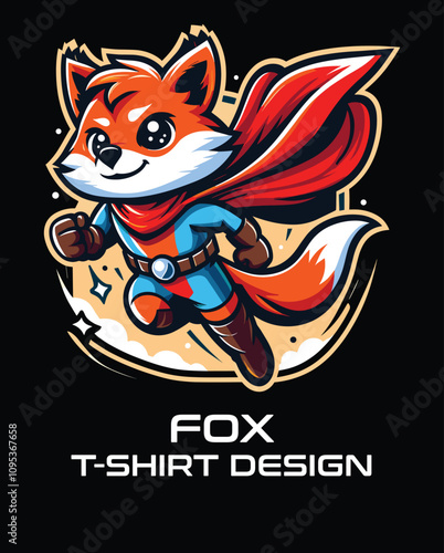 Fox Vector T Shirt Design