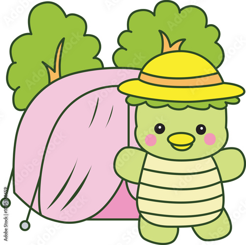 Kawaii japanese mythology Kappa sticker cute.
Cute kappa mascot ghost japanese.
 