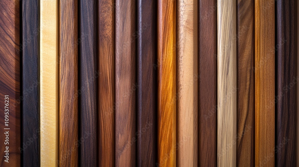 Various Wood Samples Displaying Diverse Grain And Color Various Wood Samples Displaying Diverse Grain And Color